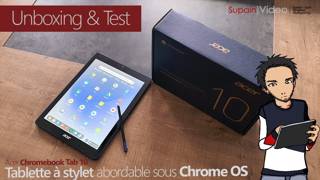ACER CHROMEBOOK TAB 10 - Une tablette abordable sous CHROME OS 