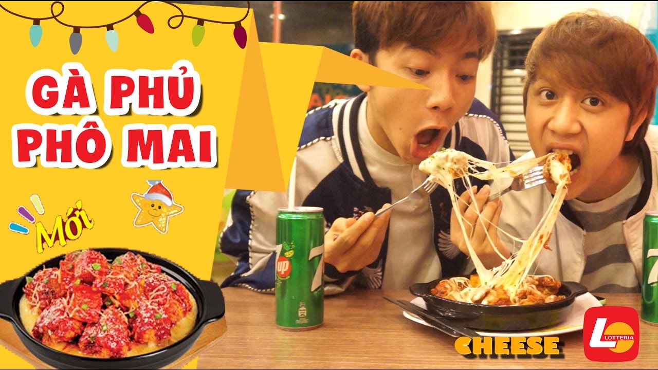 gà cay phô mai lê thị riêng New THỬ GÀ PHỦ PHÔ MAI SỐT CAY NÓNG CỦA LOTTERIA - MÓN CHẢO GÀ NGẬP PHÔ MAI