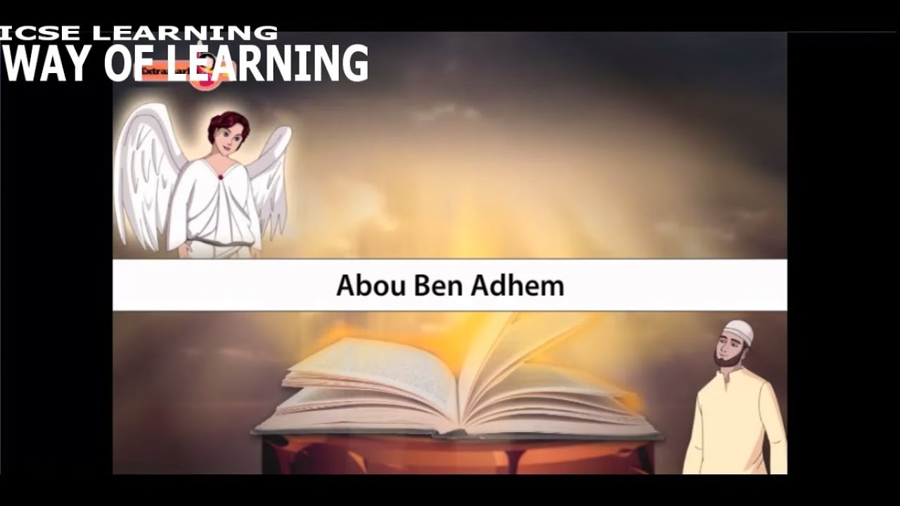 Abou Ben Adhem  Leigh Hunt  ICSE Treasure Trove  ICSE Poem  ICSE Learning  English Poem