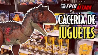 Buscando al Carnotaurus Cacería de las Figuras Epic Attack de Jurassic World de Mattel