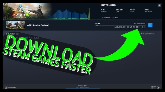 How do I get steam to download at the speed that speed test shows? :  r/pchelp