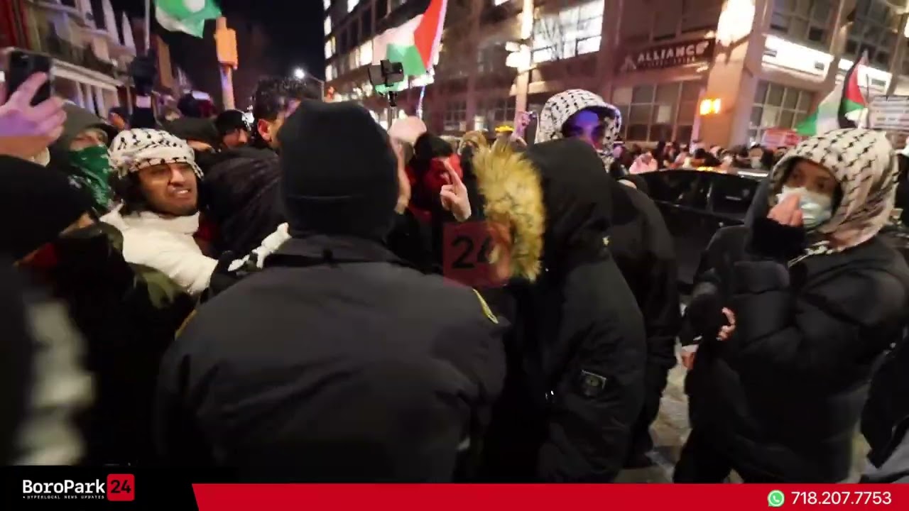 The Morning After: Violent Pro-Palestinian Protest in Boro Park Sparks Concern