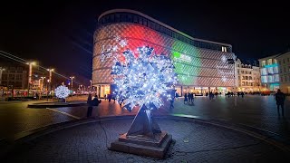 Die Weihnachtlichen Pusteblumen Brunnen An Der Blechbüchse Ddr Leipzig - Richard Wagner Platz 2023