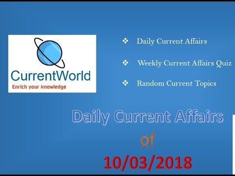 Daily Current Affairs of 10th March