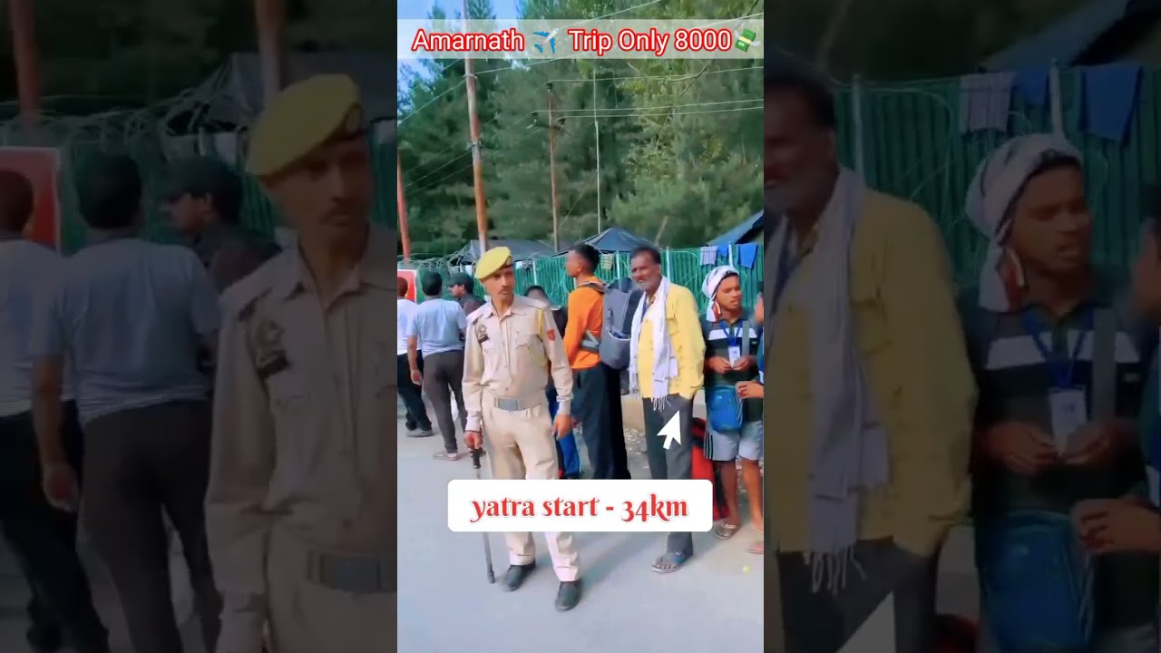 Amarnath Travel ✈️ Only 8000/- 💸 #shorts #youtubeshorts