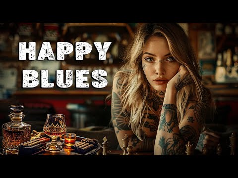 Happy Blues Night - Soothing and Elegant Blues Instrumental for Tranquil | Ballads Blues