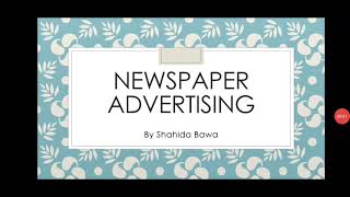 Newspaper advertising: Meaning, Advantages and Disadvantages