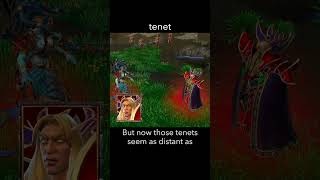 tenet — WarCraft 3 dialogue scene