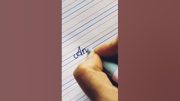 Anjali in cursive writing ✍🏻 | Anjali name #calligraphy #cursivewriting #shorts #drawing #art