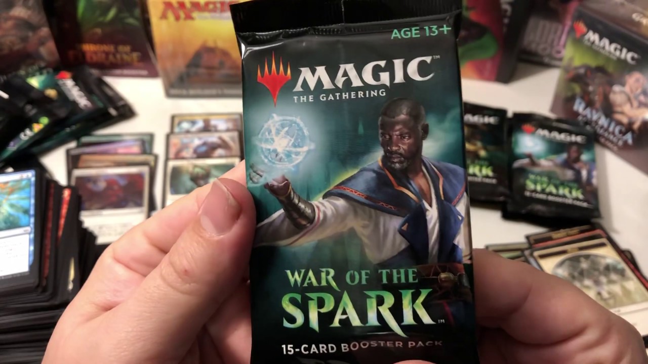 war of the spark booster box Magic gathering THE pack Manaheim AS where the game pieces click in place MTG / War Of The