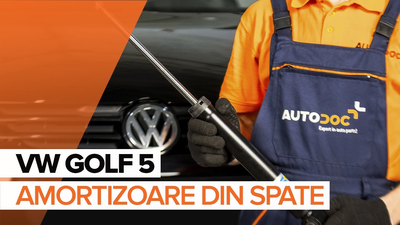 Cum se inlocuiesc amortizoare din spate pe VW GOLF 5 TUTORIAL | AUTODOC -  YouTube