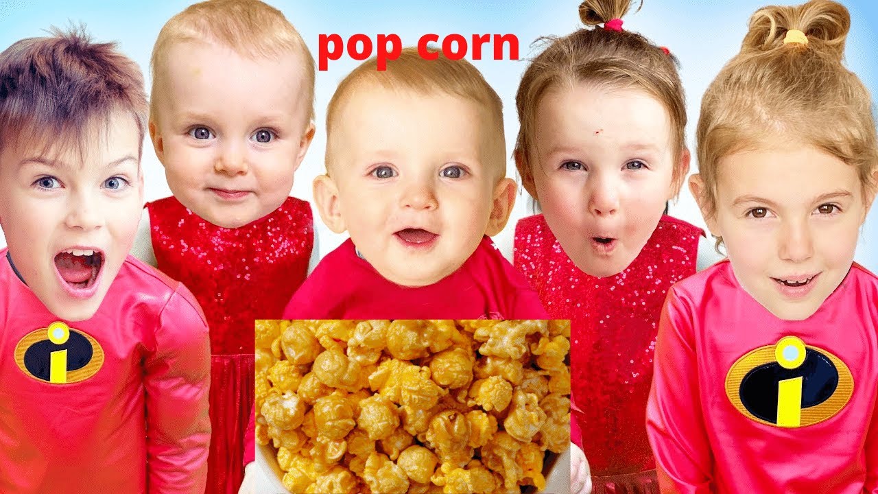 Five Kids popcorn + kids popcorn Songs mania,vania has a cold vania mania popcorn vania mania7860