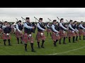 Shotts and Dykehead Caledonia at the 2019 British Pipe Band Championships at Paisley