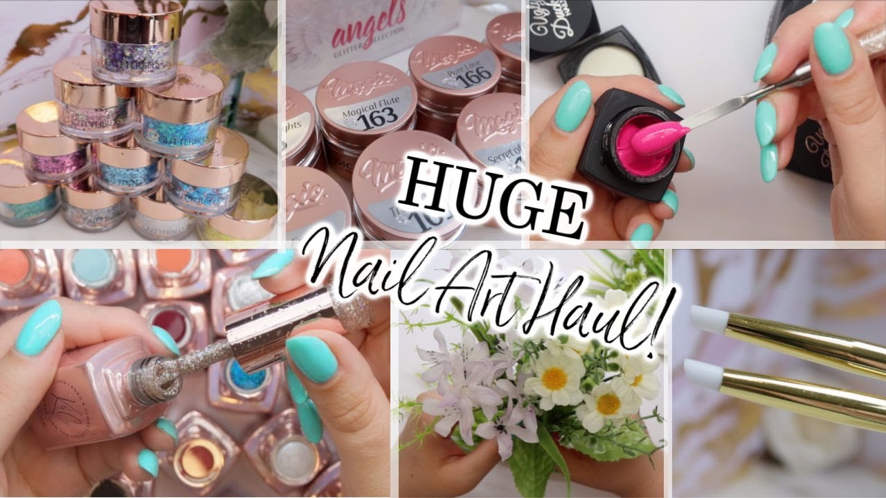 BIGGEST Nail Art Haul Yet! NEW Nail Products for 2020 Amazon Nail