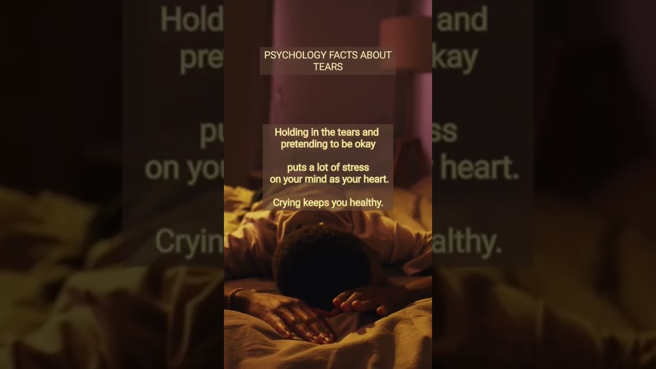 psychology facts about tears 
