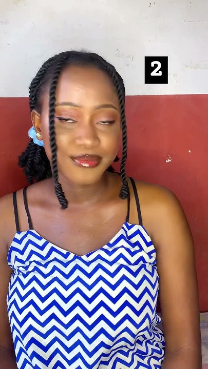  Different styles for one braid. #hairstyle #braids - YouTube