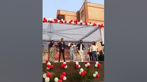 Parth Samthaan, Niti Taylor & Akhil Sachdeva at IIMT COLLEGE, Greater Noida.