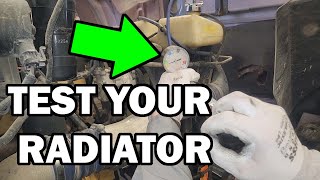 How To Use Radiator Pressure Tester. Test Your Cooling System for Leaks.