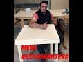 Mesa restaurantera de madera