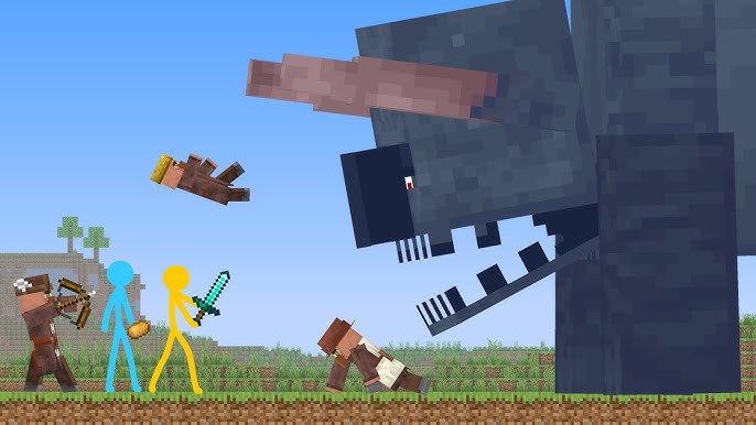 Add characters causing chaos! avm animation vs minecraft 1 Project by  Almond Pitcher