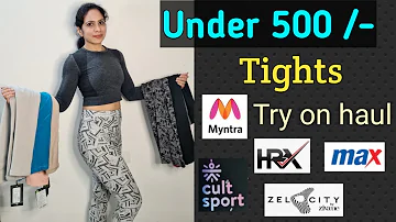 Under 500 rupees tights, Myntra try on haul of affordable tights #tightstryonhaul  #myntratryonhaul