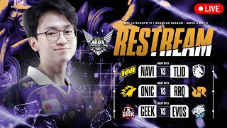 Download lagu RESTREAM MPL ID WEEK 6 DAY 3 | EVOS VS GEEK!