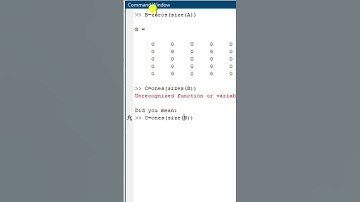 Matrix using MATLAB part 2 #matlabcode #matlab #matlabprogramming