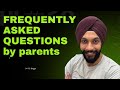 Frequently asked questions by Parents to an Occupational therapist