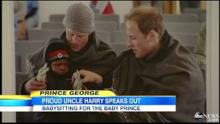 Royal Baby Prince George: Uncle Harry Says He Will 