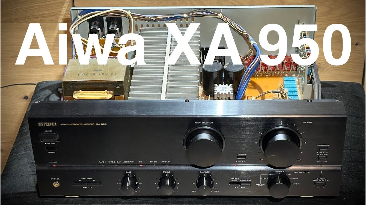 Aiwa XA-950 Stereo Integrated Amplifier Demo - YouTube