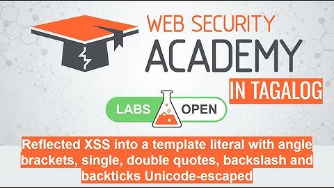 Reflected XSS with brackets, quotes, backslash and backticks Unicode escaped | Portswigger Academy