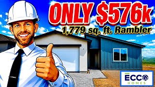 Is this Home the BEST Value in Prescott Valley? ONLY $576k (1779 sq ft Rambler) ECCO Homes