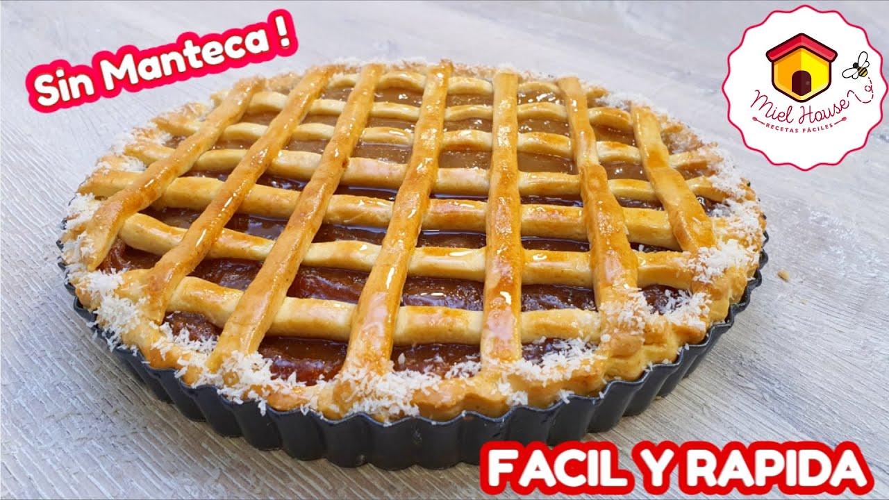 Pastafrola de aceite EN MINUTOS! dulce de batata y membrillo