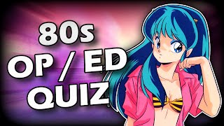 Anime Opening / Ending Quiz - 100 SONGS (80s EDITION)