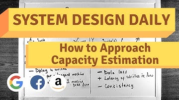 Ep 19 - How to Approach Capacity Estimation in System Design Interviews