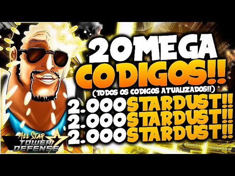 LANÇOU! 16 NOVOS *EXCLUSIVOS* CODES SECRETOS no ALL STAR TOWER