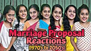 Marriage Proposal Reactions (1970's to 2050's)