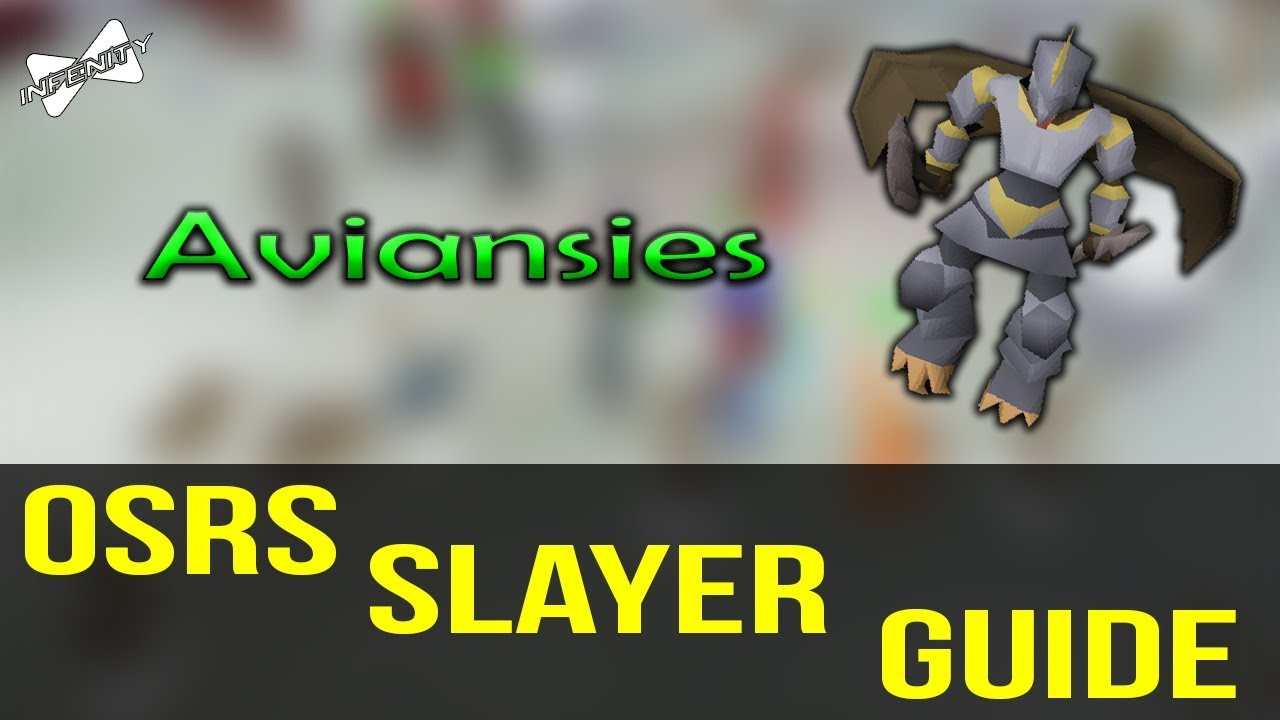 OSRS Slayer Guide - Aviansies - YouTube