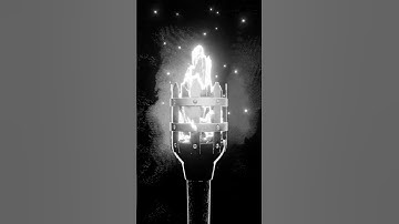 Torch with hatching shader - Blender 3D