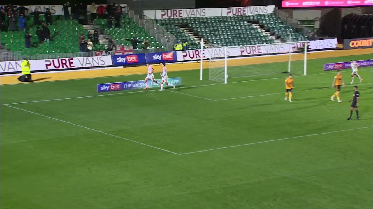 Newport County v Walsall highlights YouTube