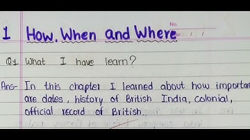Class 8 Social science History Chapter 1 Learner Diary (knowledge great )