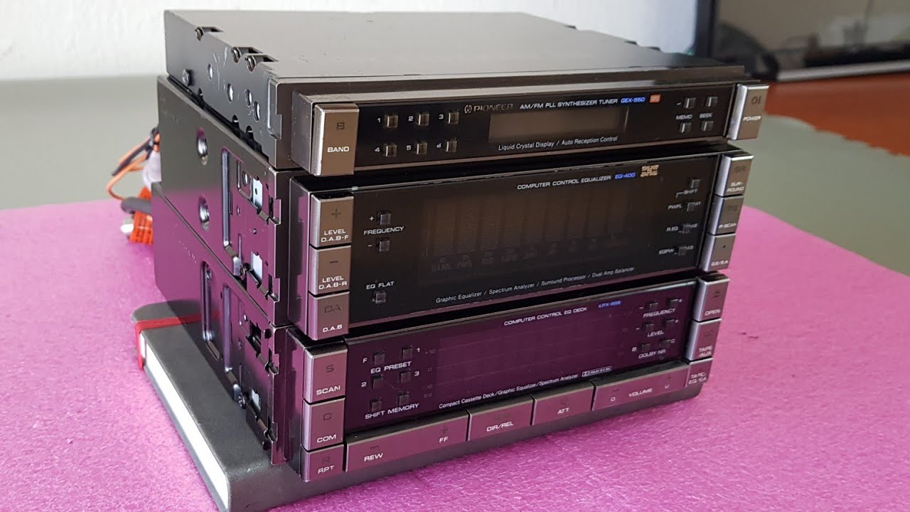 PİONEER KPX-999 EQ-400 GEX-550 NOSTALJİ RESİTAL TOKYO VİNTAGE ESKİ