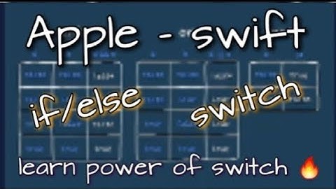 swift tutorial | tutorial 3 | conditional and logic statements, if else | apple