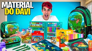 Thumbnail for COMPREI O MATERIAL ESCOLAR DO DAVI *ele gostou?