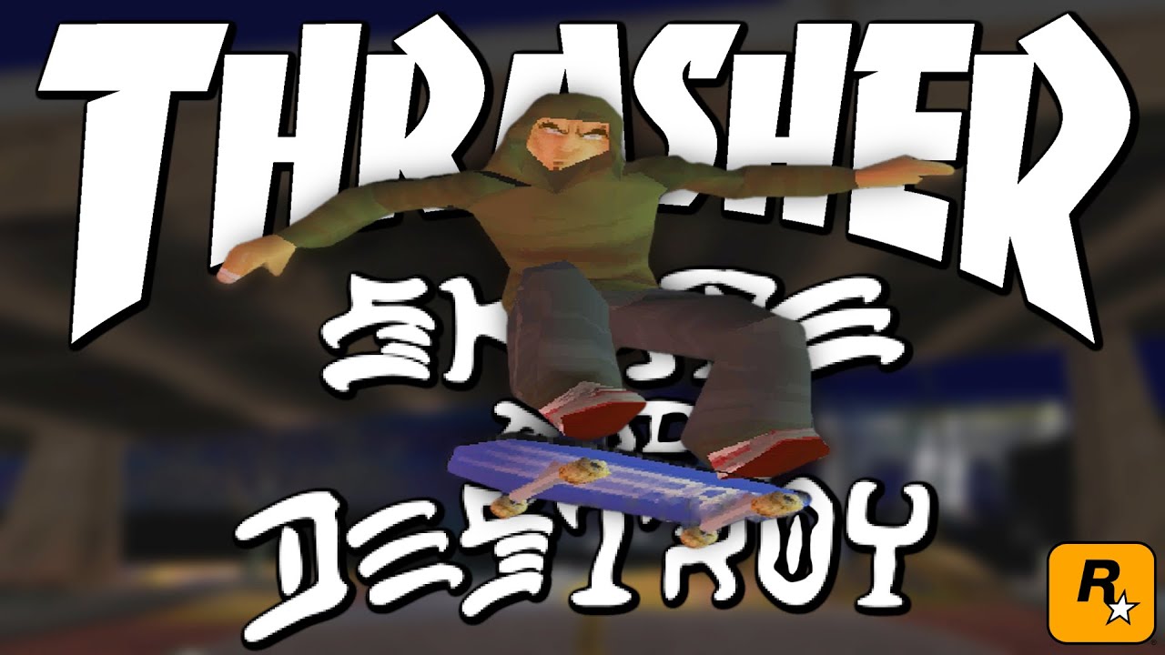 The Best Skateboarding Game for Playstation 1! THRASHER: Skate and Destroy