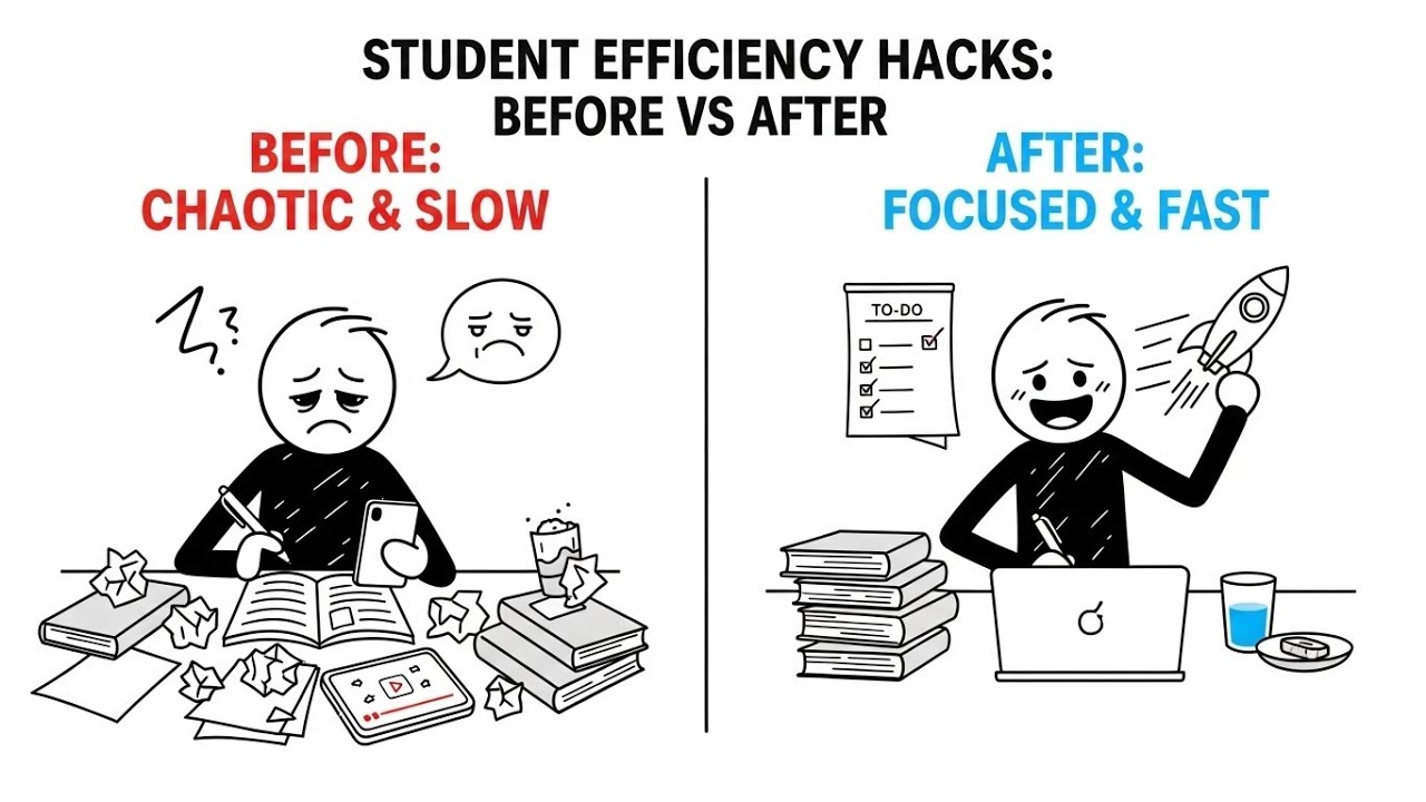 Doubling your learning efficiency doesn't actually require working harder