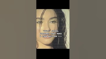 "ugly" facial features that make you look hotter #beauty #beautiful #insecurities #fyp #trending