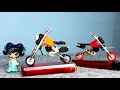 DIY// tutorial membuat miniatur motor trail dari korek gas