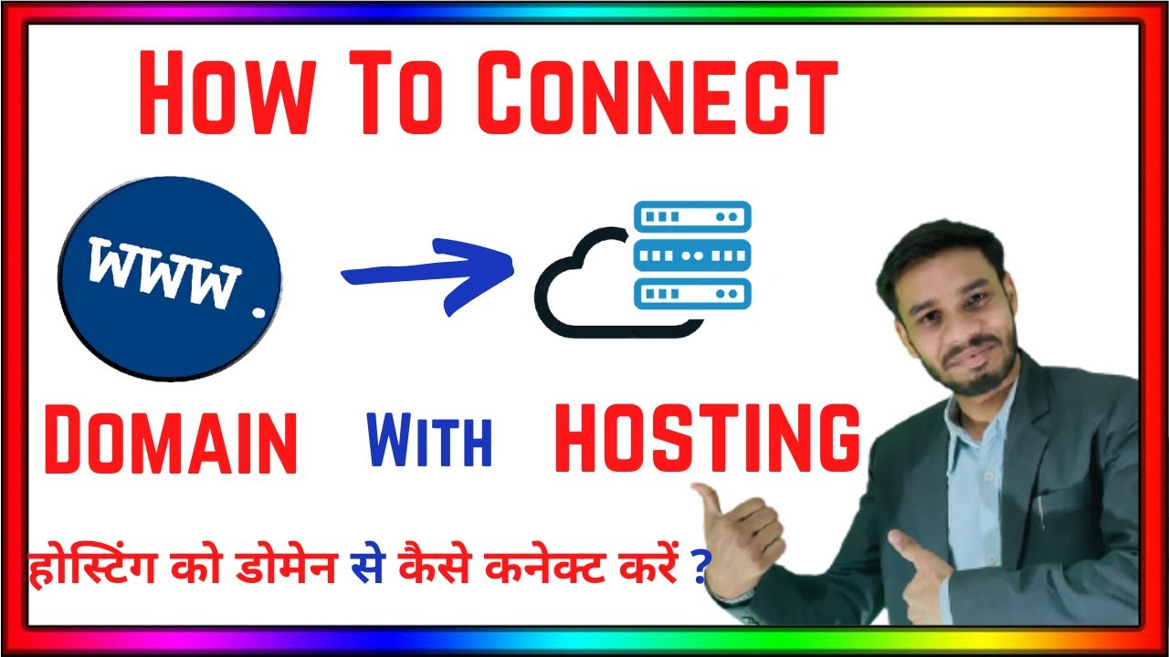 How To Connect Domain with Web Hosting Using NameServer & Install ...