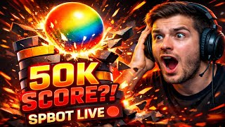 STACK BALL LIVE NOW 🔴 Can I Break 50,000 🔥 Score Today? 😱 | Non-Stop Gameplay screenshot 3